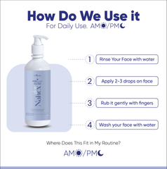 Nainex Glow Acne Eliminator Face Wash – 120ml  Daily Acne & Scar Treatment with 2% Salicylic Acid + Tea Tree Oil