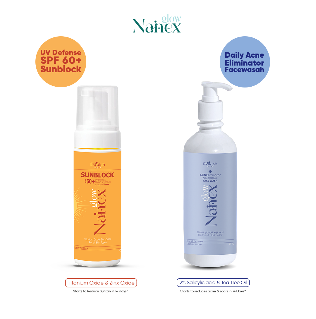 Glow & Shield Duo Bundle || Sunblock 120 ML & Facewash 120 ML
